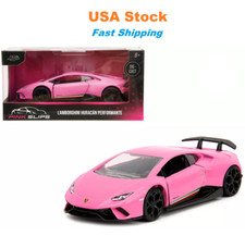 Lamborghini Huracn Perfomante Jada Toys Pink Slips Diecast Model Car 5 132