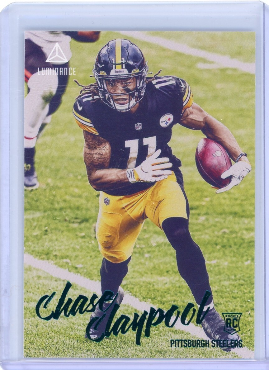 2020 Chronicles Luminance Chase Claypool Pittsburgh Steelers Rookie Teal #222
