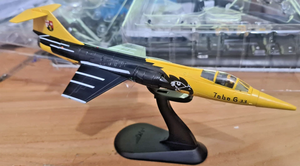 Lockheed F-104G Starfighter Jabog 33 Farwell 22 67 1:72 Die Cast Hobby Master - Immagine 4 di 4