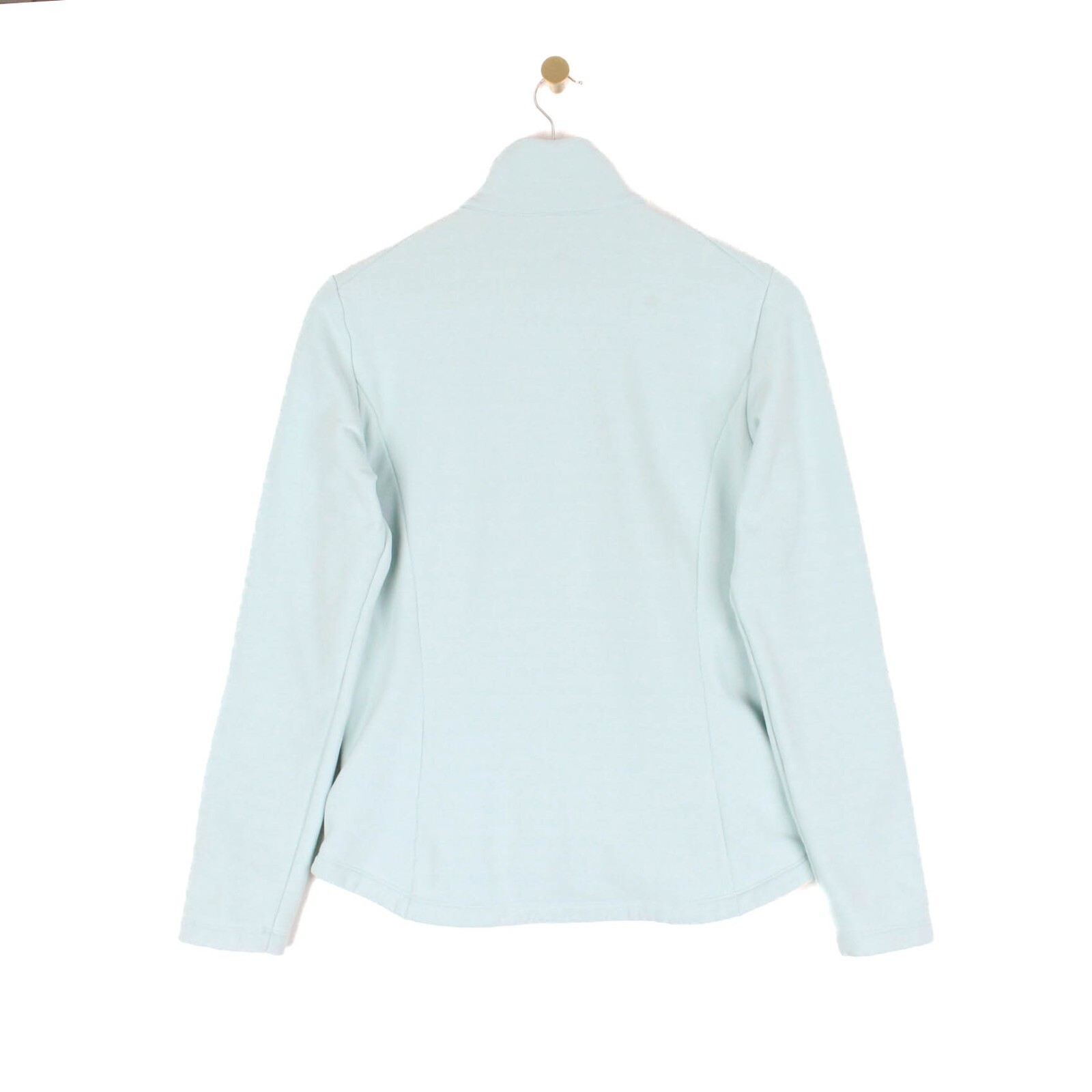 Felpa Salomon blu full zip finto collo zip tasche outdoor donna taglia M