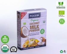 FOODBi Lait de Coco Bio en Poudre, 300g, Sans Gluten, Vegan & Sans Produits Laitiers
