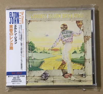 Elton John Goodbye Yellow Brick Road Japanese CD +Obi +Lyric Book 1997 Complete