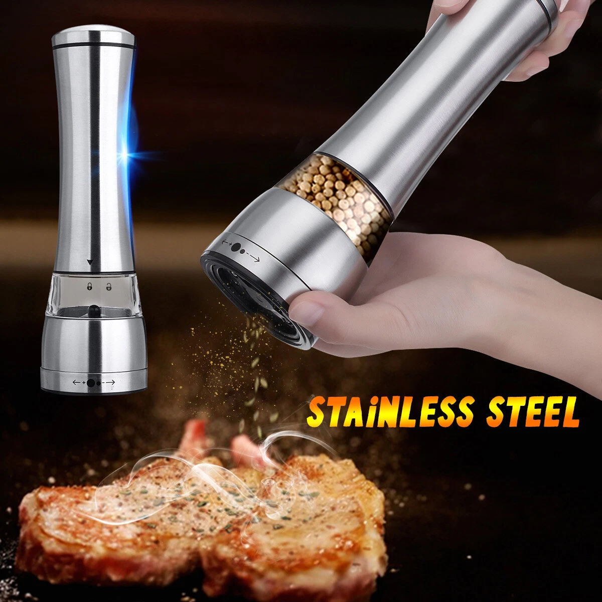 Stainless Steel Manual Salt Pepper Grinder Adjustable Spice Shaker Quick Milling
Opens in a new wind