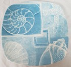 NIB Set of 4 William Roberts Square Dinner Plates *Seashell *Discontinued  *11" — photo 3