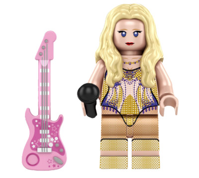 Taylor Swift Eras Tour Figur mit pinker Gitarre