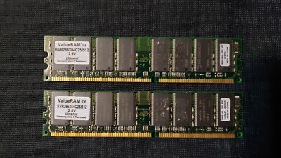 Kingston ValueRAM 256 MB DIMM 266 MHz DDR Memory (KVR266X64C25/256 ...