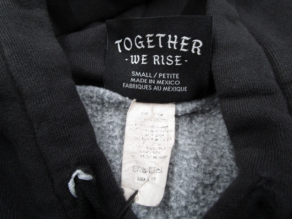 Sudadera con Capucha Sullen Para Hombres Pequeña Negra Empujadores de Agujas Gráfico Pullover Bolsillo Canguro Foto 4 de 4