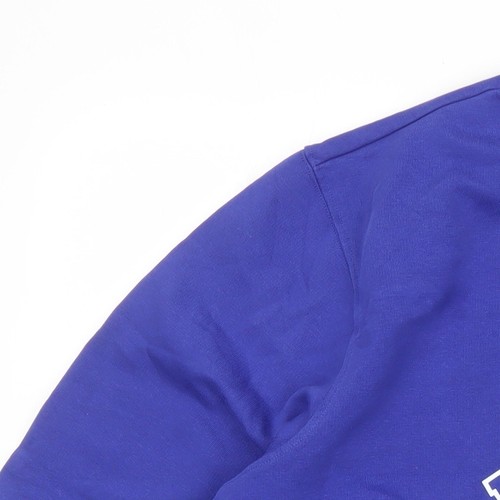 Marks and Spencer Women's Blue Logo Pullover Sweatshirt L - Picture 7 of 12