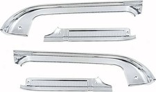 Door Sill Plate Kit 4 Pcs Chrome 1977-1987 Chevrolet Chevy Gmc Truck Door Sill Plate Kit 4 Pcs Chrome 1977-1987 Chevrolet Chevy Gmc Truck