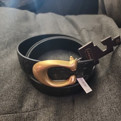 Signature Buckle Reversible Belt