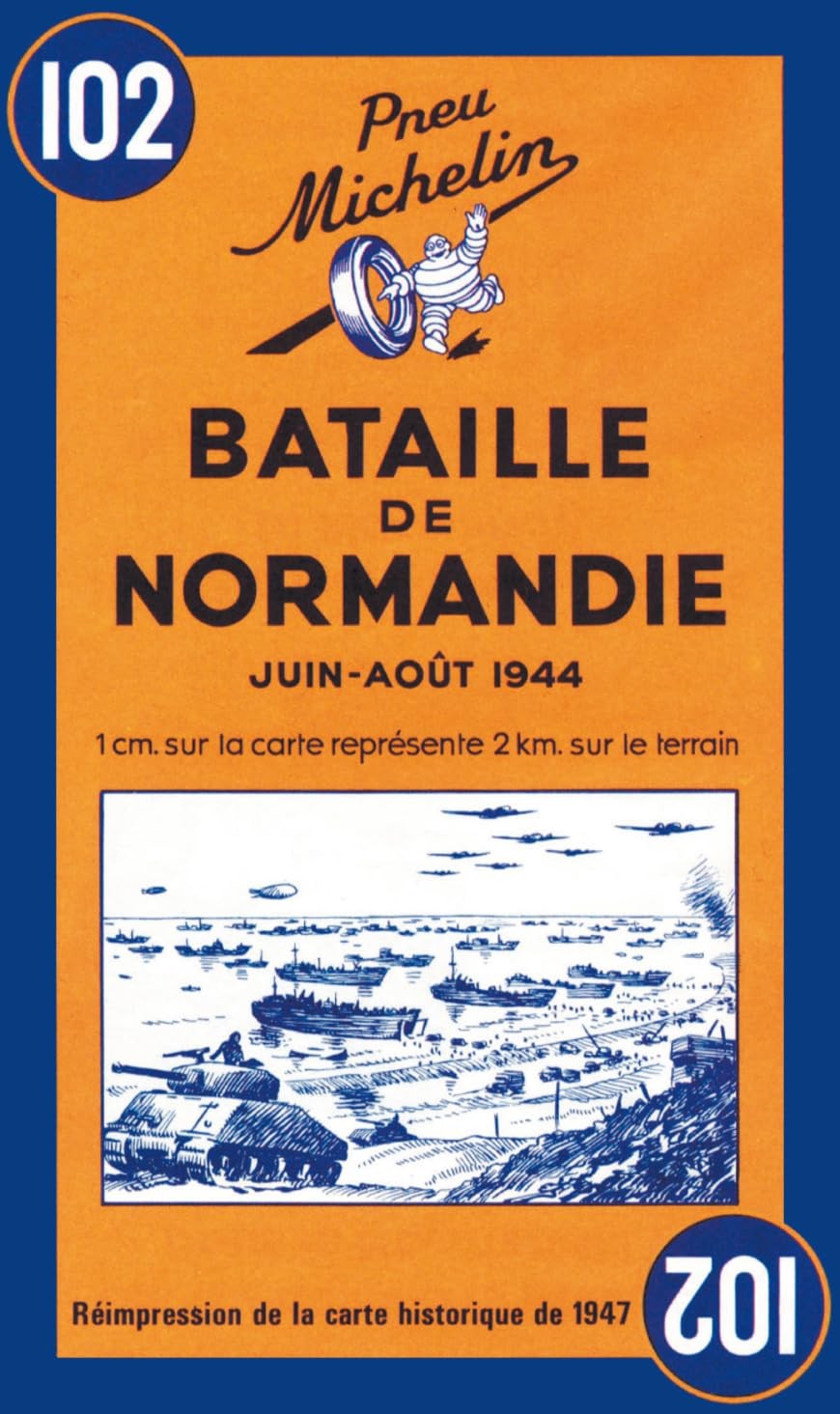 Battle of Normandy - Michelin Historical Map 102: Map - Image 7