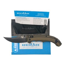 BM Mini Barrage 865 Folding Knife CPM-590V Steel/Black Blade/New in Box