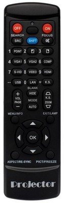 Replacement remote for SONY RM-PJM17 VPL-CX76 VPL-CX86