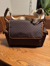 Michael Kors Travel Large Signature Logo Diaper Messenger Bag