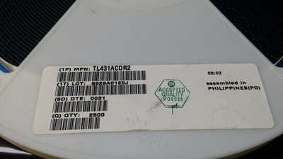 (50 PCS) TL431ACDR2 MOT Shunt Voltage Reference IC 36V ±1% 8-SOIC