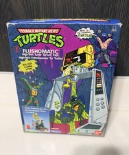 Vintage TMNT Flushomatic 1989 Playmates Teenage Mutant Ninja Turtles