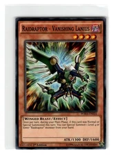 Yu-Gi-Oh! Raidraptor Vanishing Lanius Common WIRA-EN016 Moderately Played 1st
