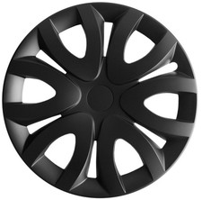 Set of 15" Wheel trims fit Mini Cooper 15 inch steel wheels 4x15 black badges