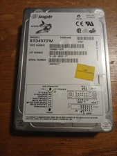 TESTED Seagate ST34572W 3.5" 4.3GB 7200 RPM Wide-Ultra SCSI Hard Drive HDD    KL