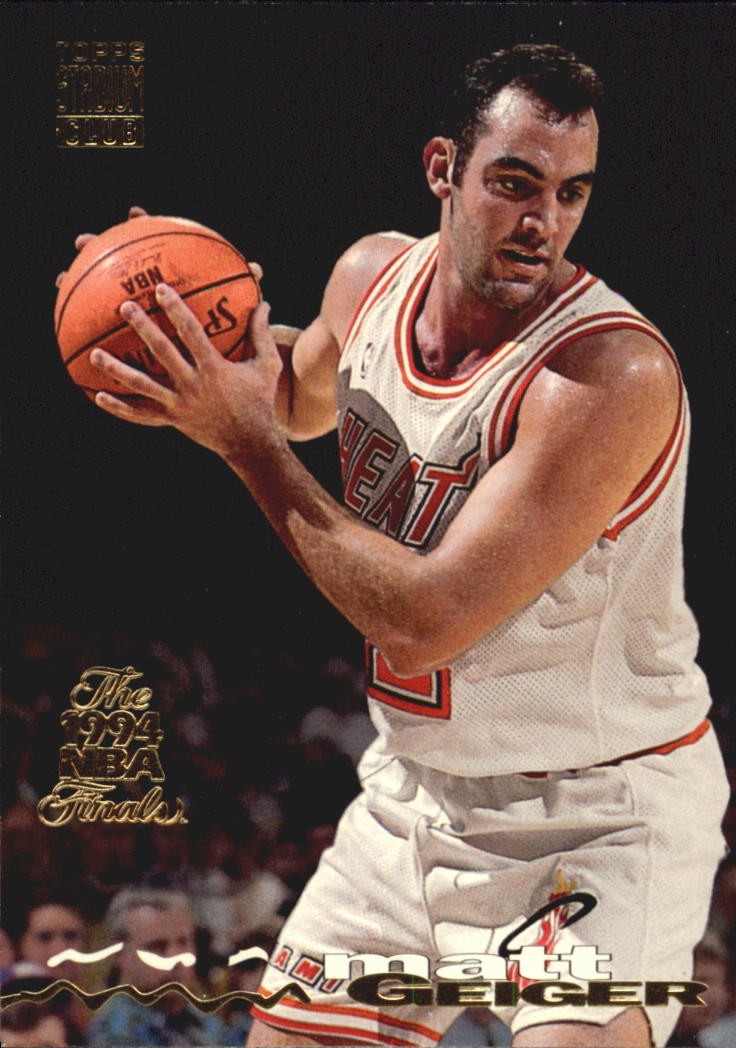 1993-94 Stadium Club Super Teams NBA Finals #304 Matt Geiger - BSK