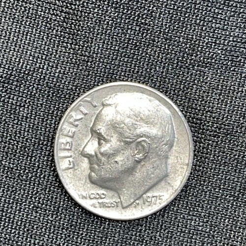  1975 ROOSEVELT DIME, , NO MINT MARK Error , DDO !   - Picture 1 of 7