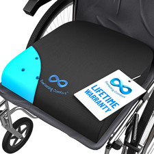 Ventilated Wheelchair Cushions For Pressure Relief - Gel Memory Foam Wheel Chair