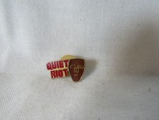 Vintage Quiet Riot Enamel Hat Pin