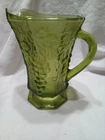 Anchor Hocking "Vintage Green" Avocado Collection. Glass Pitcher, Sorento...