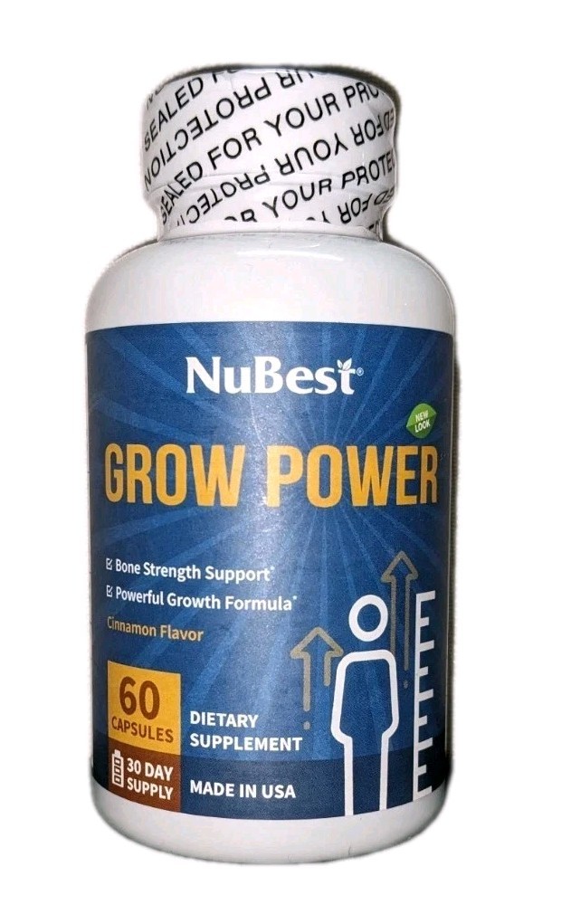 NuBest Grow Power - Healthy  Bone Growth, Bone Strength & Immunity for Age 10+