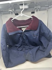 L.L. Bean Warm-Up Jacket Men XL Blue Made in the USA Blue
