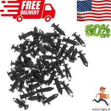50PCS 8mm ATV Fender Clips Fasteners for Honda Rancher Foreman Rubicon TRX