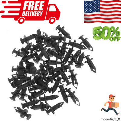 50PCS 8mm ATV Fender Clips Fasteners for Honda Rancher Foreman Rubicon TRX
