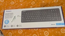 Targus Multi-DeviceMidsize Bluetooth Keyboard-No Mouse Windows MacOS Android iOS