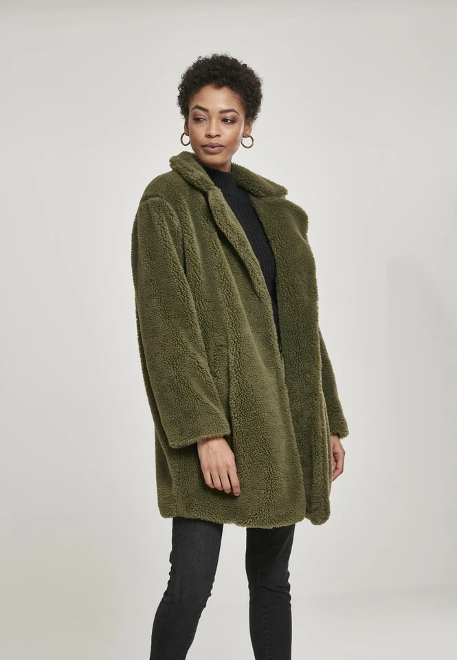 Ladies Oversized Sherpa Coat | Urban Classics | TB3058 - Bild 1 von 1