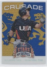 2015 Panini Stars and Stripes Crusade Blue Alejandro Toral #5 3a3