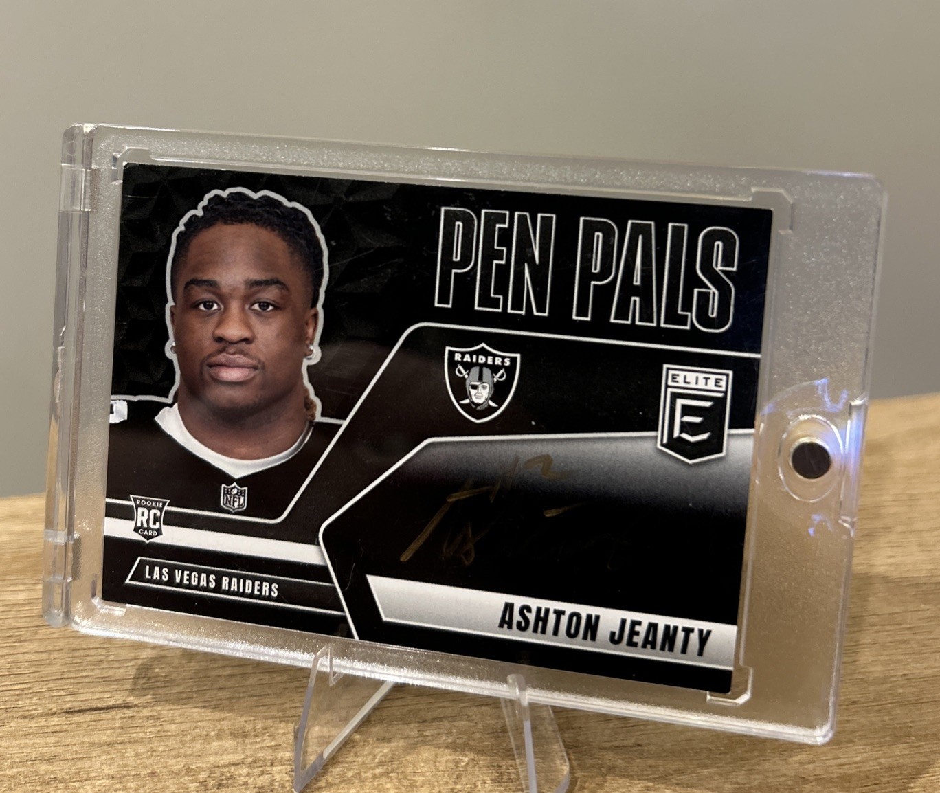 2025 Panini Donruss Elite - Pen Pals Ashton Jeanty #PP-AJE (AU, RC) Raiders