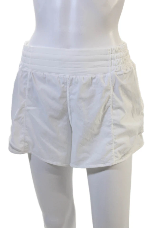 Pantalones Cortos Atléticos Lululemon Unisex Blancos Talla 8 Foto 2 de 4