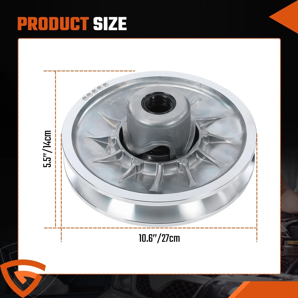 Embrague secundario Caltric para Can Am Defender HD8 / Max HD8 2016-2020 420686523 Foto 3 de 4