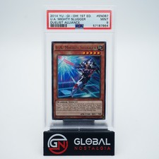 U.A Mighty Slugger #DUEA-DE087 Yu-Gi-Oh 1st Edition Duelist Alliance 2014 PSA 9