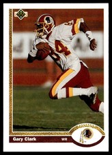 1991 Upper Deck Gary Clark Washington Redskins #436