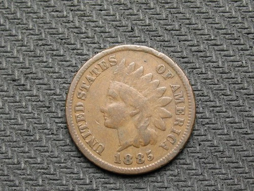 🔥OLD COIN SALE- VG 1885 INDIAN HEAD CENT PENNY COLLECTIBLE U.S PENNY🔥LOT 315us