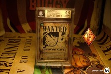 One Piece Monkey D Luffy OP13-118 WANTED POSTER SP BGS 9.5