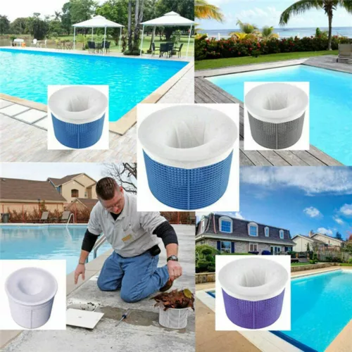 30 Pack Swimming Pool Spa Skimmer Basket Pool FILTER SAVER Ultra fine Mesh Socks - Picture 9 of 13