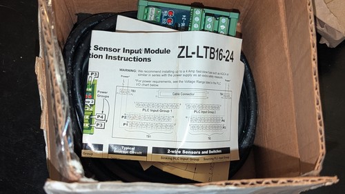 NIB Automation Direct ZipLink ZL-LTB32-24 Sensor Input Module LED - Picture 2 of 9