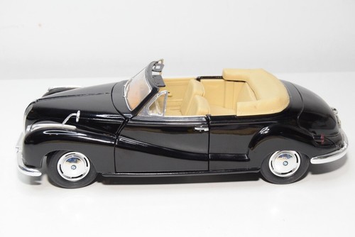 B60 1:18 MAISTO BMW 502 1955 CABRIOLET BLACK NMINT COND. - Picture 2 of 10