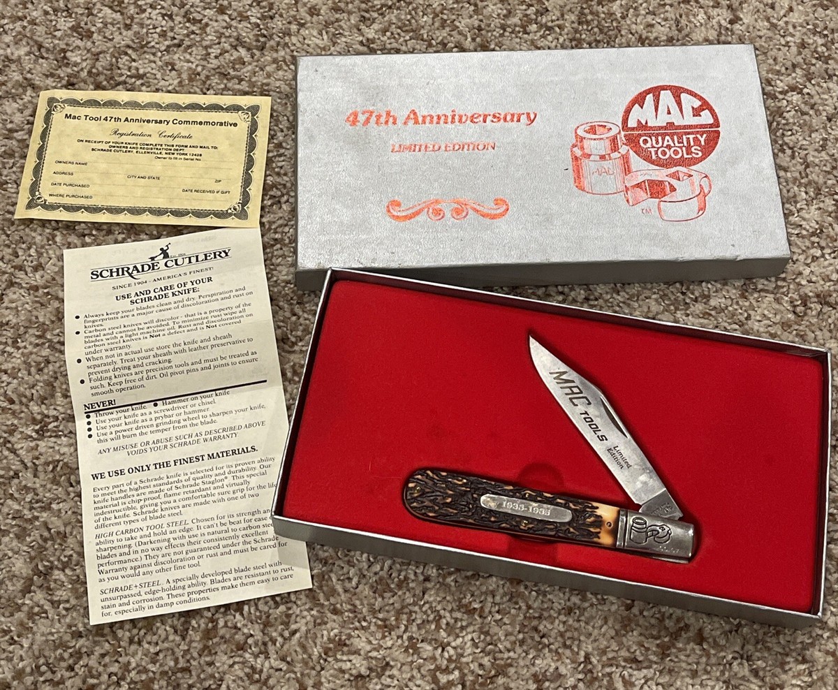 Mac Tools 47th Anniversary Schrade Knife | eBay