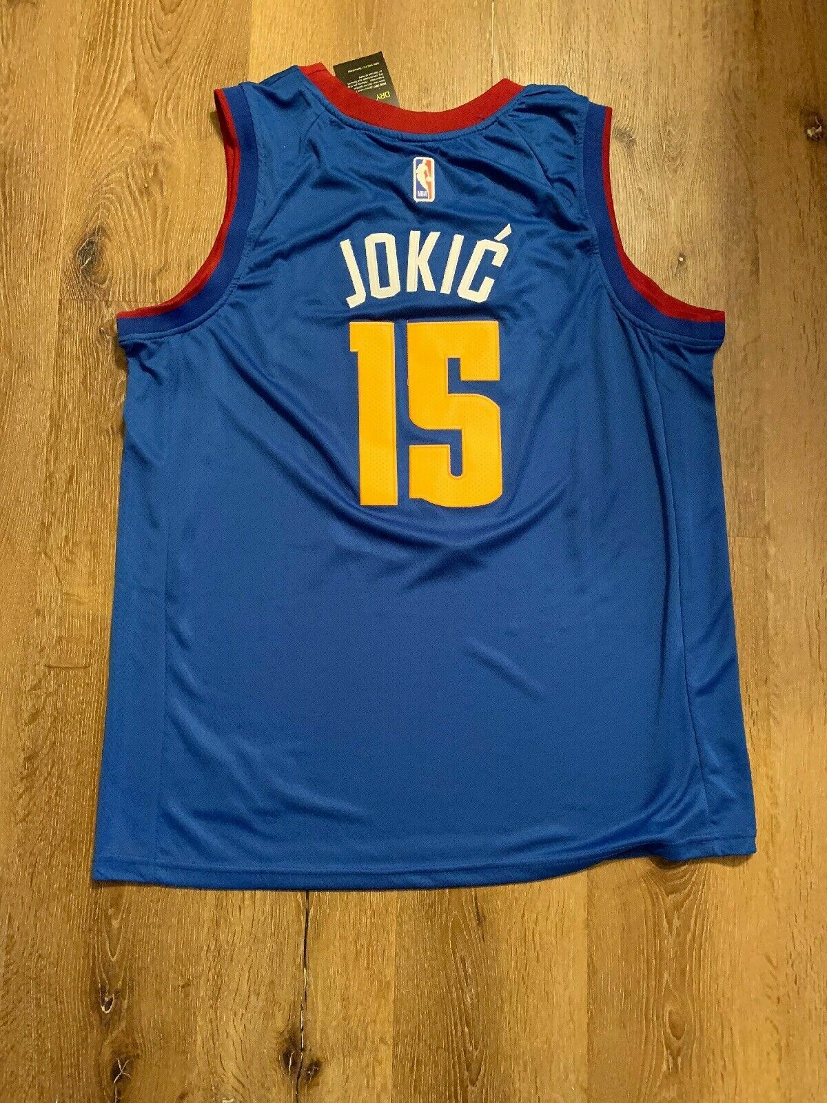 denver nuggets dark blue jersey