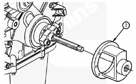 Kit de herramientas removedor e instalador de sello de cigüeñal delantero Cummins 3164659 alt M20180 - Imagen 3 de 4