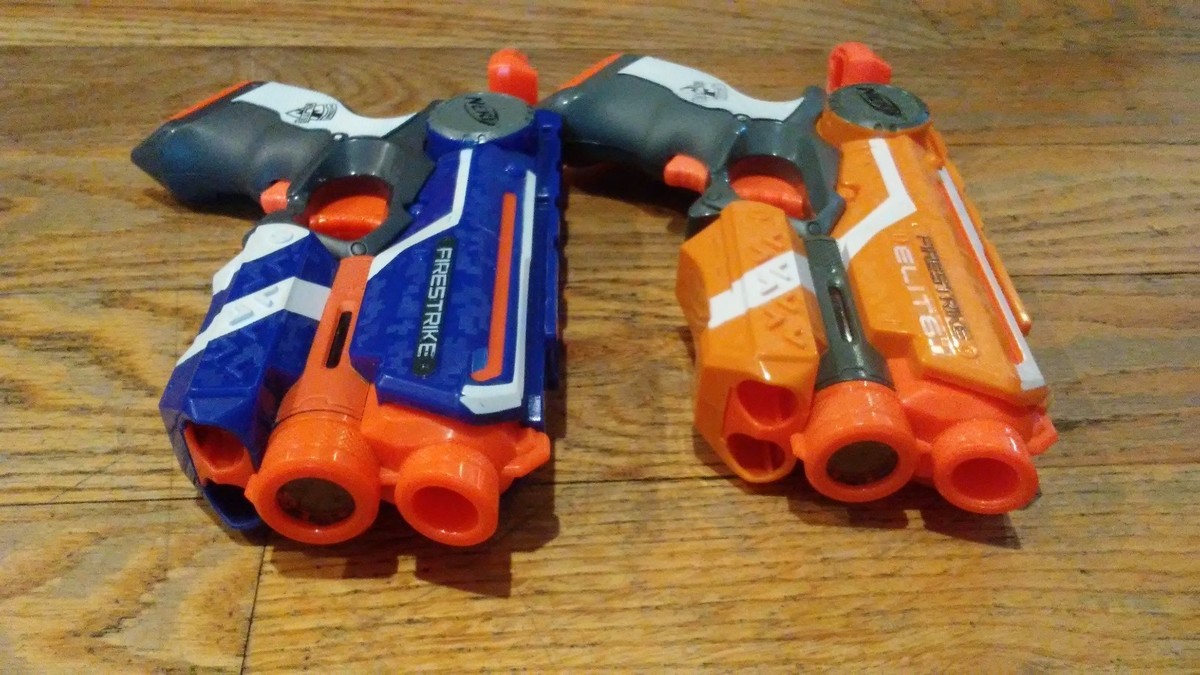 NERF N-Strike Elite エアソフトガン 青/オレンジ NERF N-Strike