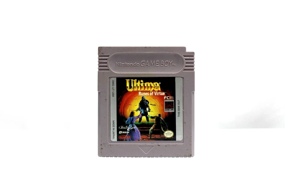 ULTIMA RUNES OF VIRTUDE CARTUCHO DE JOGO NINTENDO GAMEBOY E MANUAL TESTADO APENAS GD - Imagem 2 de 4